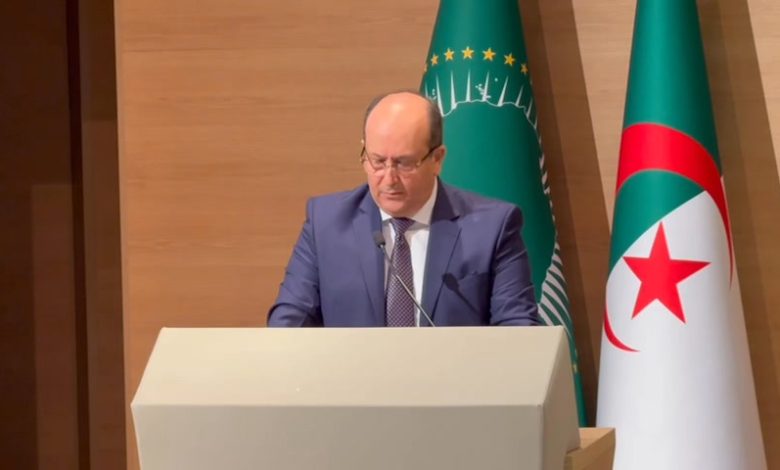 الوزير الأول بالنيابة سيفي غريب خلال افتتاح يوم الجاليات الإفريقية بالجزائر