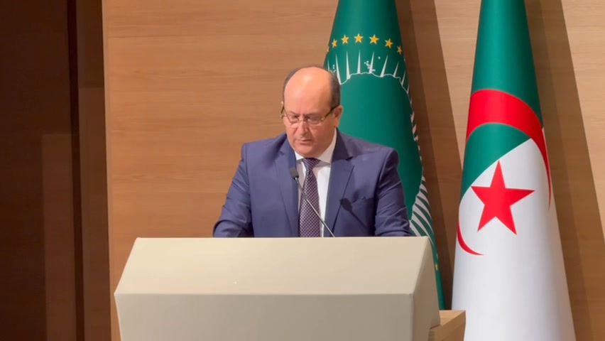 الوزير الأول بالنيابة سيفي غريب خلال افتتاح يوم الجاليات الإفريقية بالجزائر