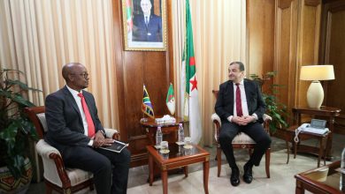 لقاء وزير الطاقة محمد عرقاب مع وزير تجارة جنوب إفريقيا لبحث فرص التعاون في قطاع الطاقة والمناجم