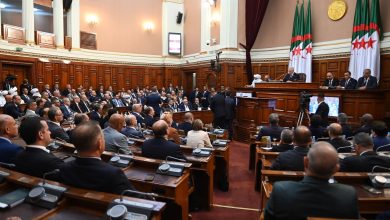 رئيس مجلس الأمة عزوز ناصري خلال افتتاح الدورة البرلمانية 2025-2026