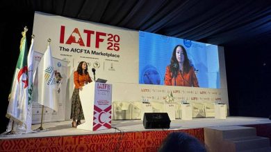 سلمة بختة منصوري خلال افتتاح القمة المصغرة للوكالات الإفريقية للاستثمار بالجزائر