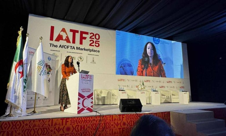 سلمة بختة منصوري خلال افتتاح القمة المصغرة للوكالات الإفريقية للاستثمار بالجزائر