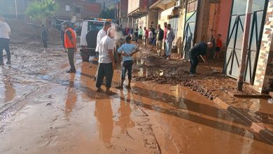 سيول جارفة وخسائر مادية تمس بلدية واد رهيو