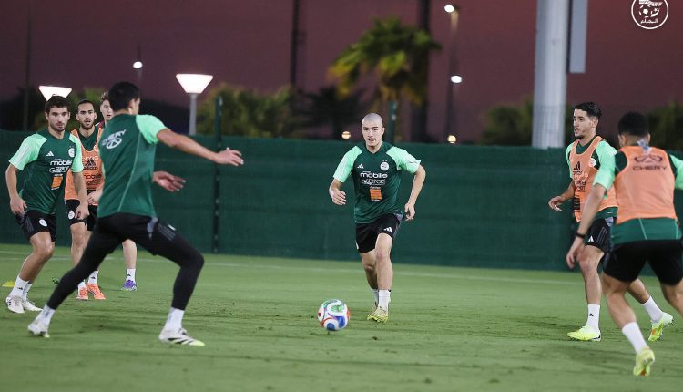 الخضر يستأنف تحضيراته استعدادا للمباراة الودية أمام المنتخب السعودي