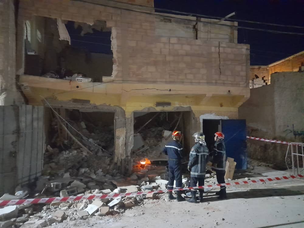 اصابة 4 أشخاص في حادث انفجار غاز بورقلة