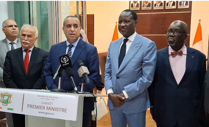 عجال يستقبل بأبيجان من قبل الوزير الأول الإيفواري