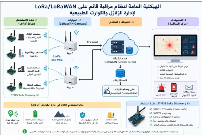 باحثو جامعة الشلف يبتكرون نظام اتصالات للطوارئ بتقنية "لورا" لمواجهة الكوارث