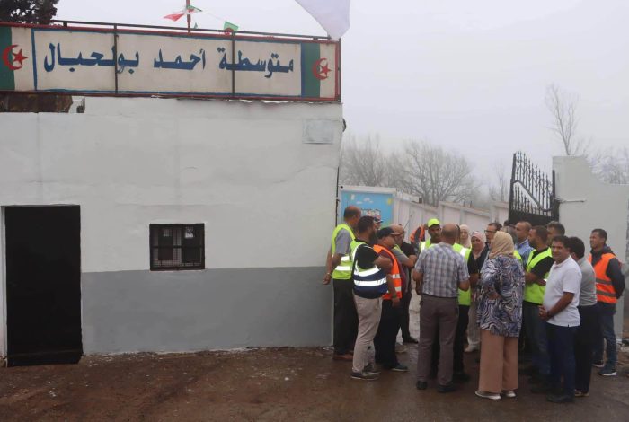 متابعة أشغال تأهيل المؤسسات التربوية المتضررة من الحرائق