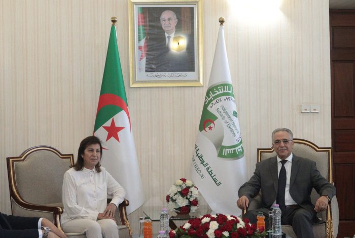 رئيس السلطة الوطنية المستقلة للانتخابات يستقبل رئيسة جبهة المواطنين الأحرار