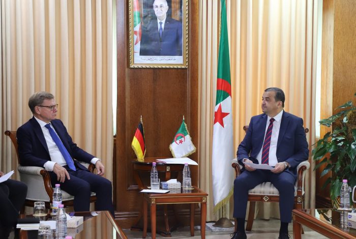عرقاب يستقبل وزير الشؤون الخارجية الألماني