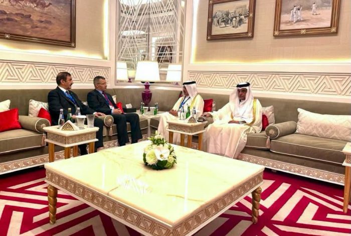 ركاش يبحث مع غرفة التجارة والصناعة القطرية فرص الشراكة