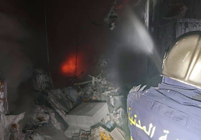 العاصمة: إخماد حريق مخزن بوادي السمار