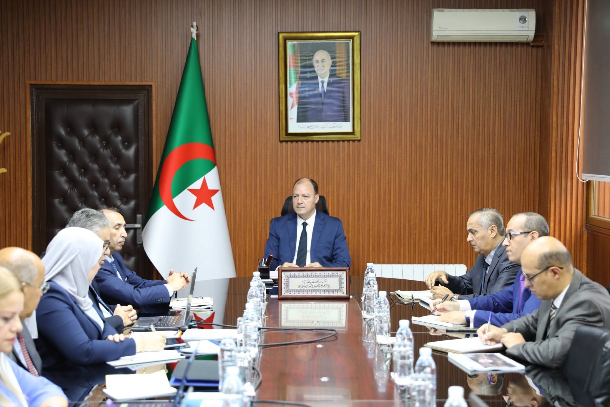 حطاب يترأس اجتماعا لتقييم أداء الصندوق الوطني للعطل المدفوعة الأجر والبطالة الناجمة عن سوء الأحوال الجوية