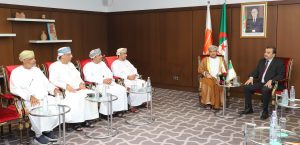 عرقاب مع وفد شركة "بتروغاز" العمانية برئاسة فهد الراشدي